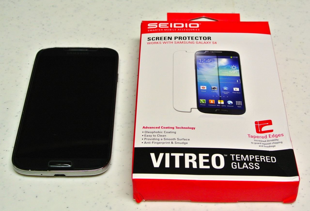 SEIDIO Vitreo Tempered Glass Screen Protector for Samsung Galaxy S4