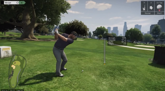 GTA 5 golf, tennis and cycling are built-in.