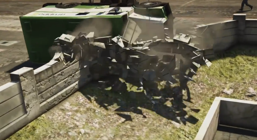 These destructible environments in GTA 5 look amazing.