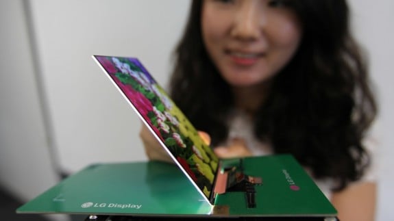 This super-thin display should be a star of upcoming LG smartphones with 1080P, high brightness ratings and a super-thin design. 