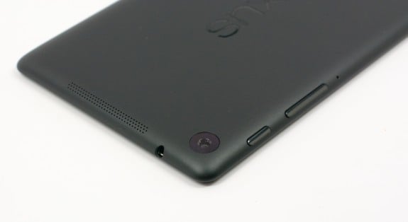 The new Nexus 7 comes with a 5MP camera on the back.