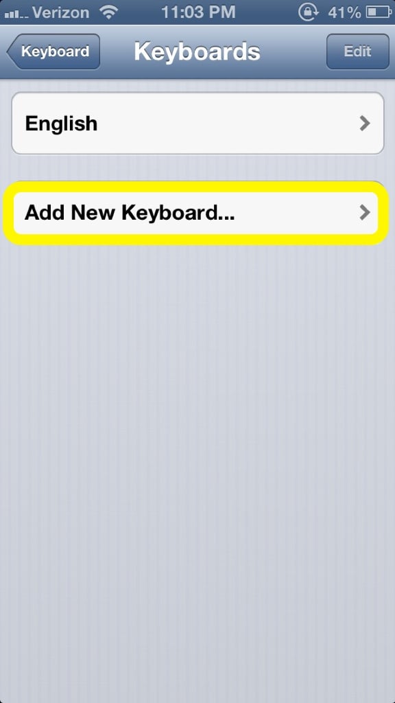 How to Add Secondary Keyboard to iPhone