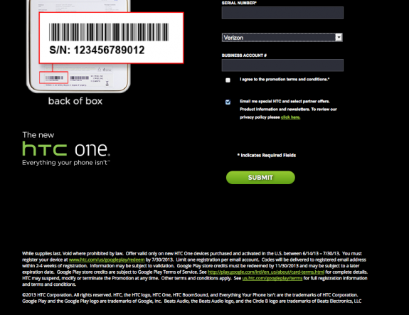 This may or may not be insight into the Verizon HTC One release.