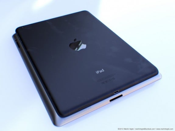 The iPad 5 could offer a new design. Image via Martin Hajek.