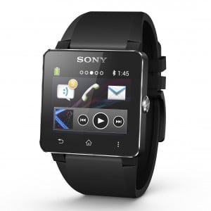 As pictured, Sony's SmartWatch 2