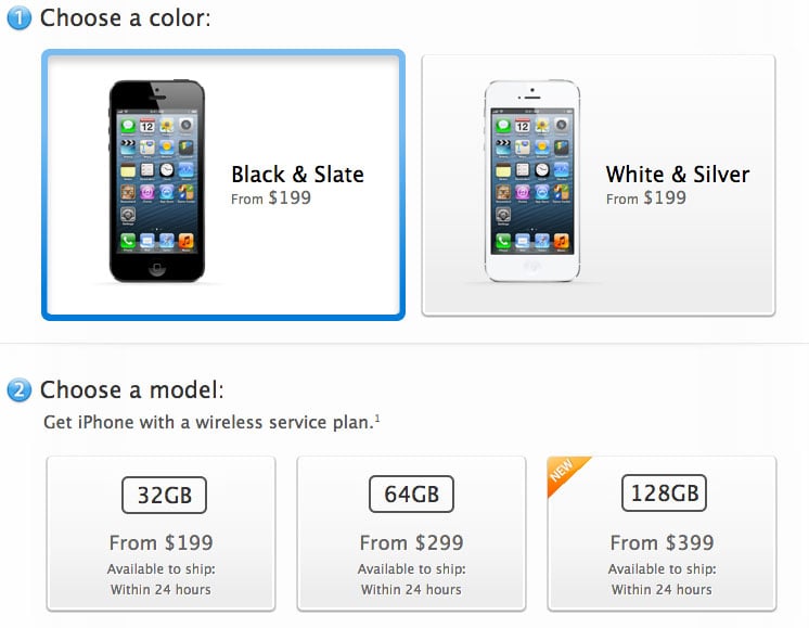 Apple could discontinue the 16GB model and announce a 128GB iPhone 5S.
