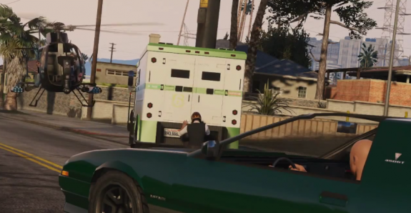 Get a group of friends together in GTA 5 to pull of crazy heists.
