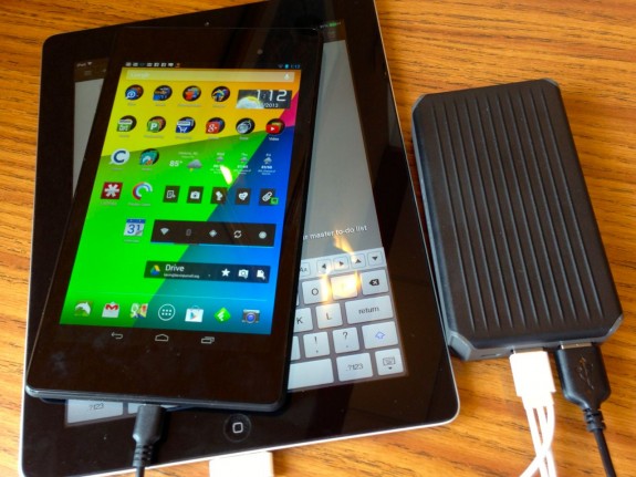 newtrent powerpak charging iPad and nexus 7