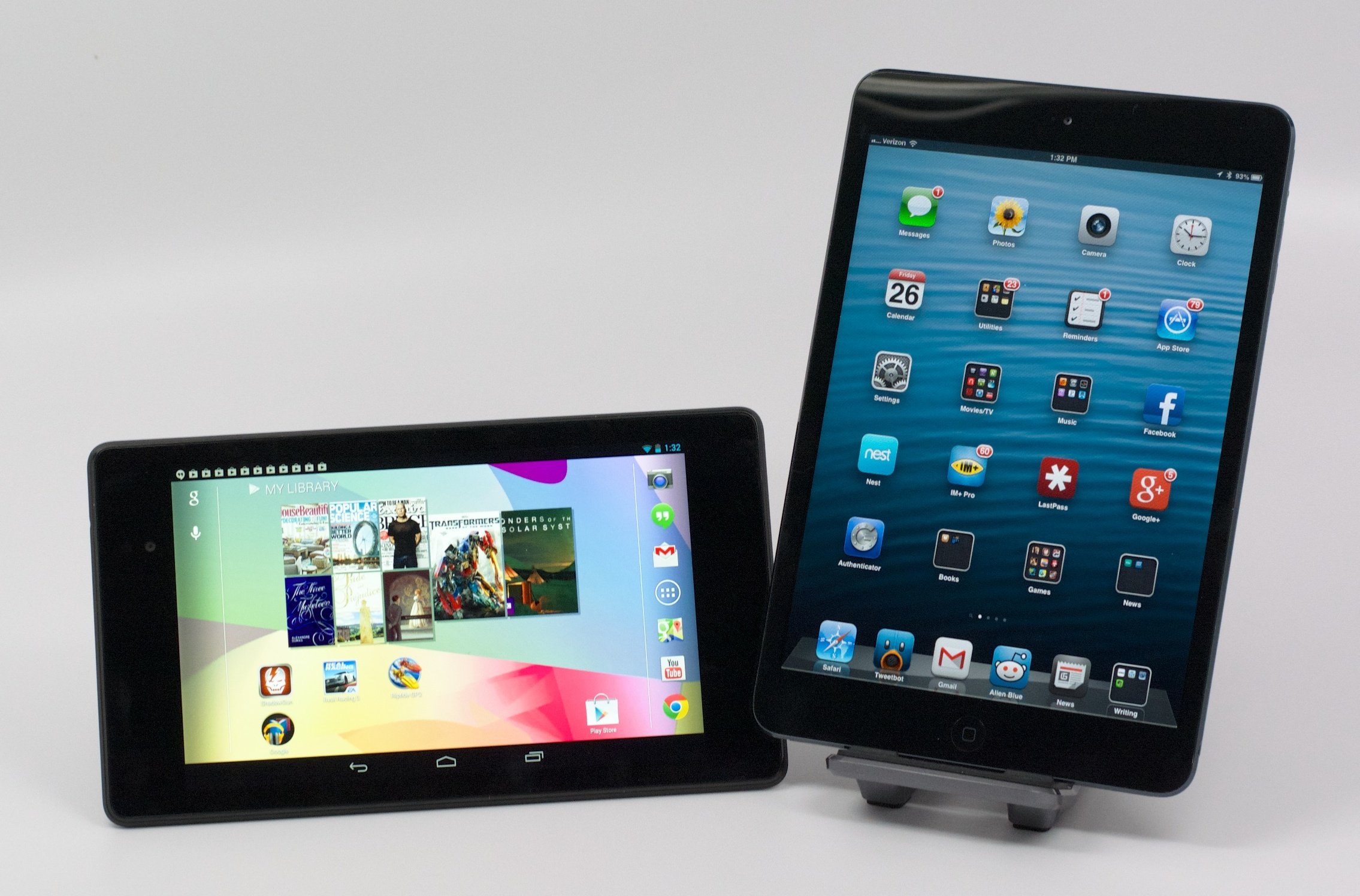The iPad mini 2 with Retina Display could better compete with the new Nexus 7's high-resolution display.