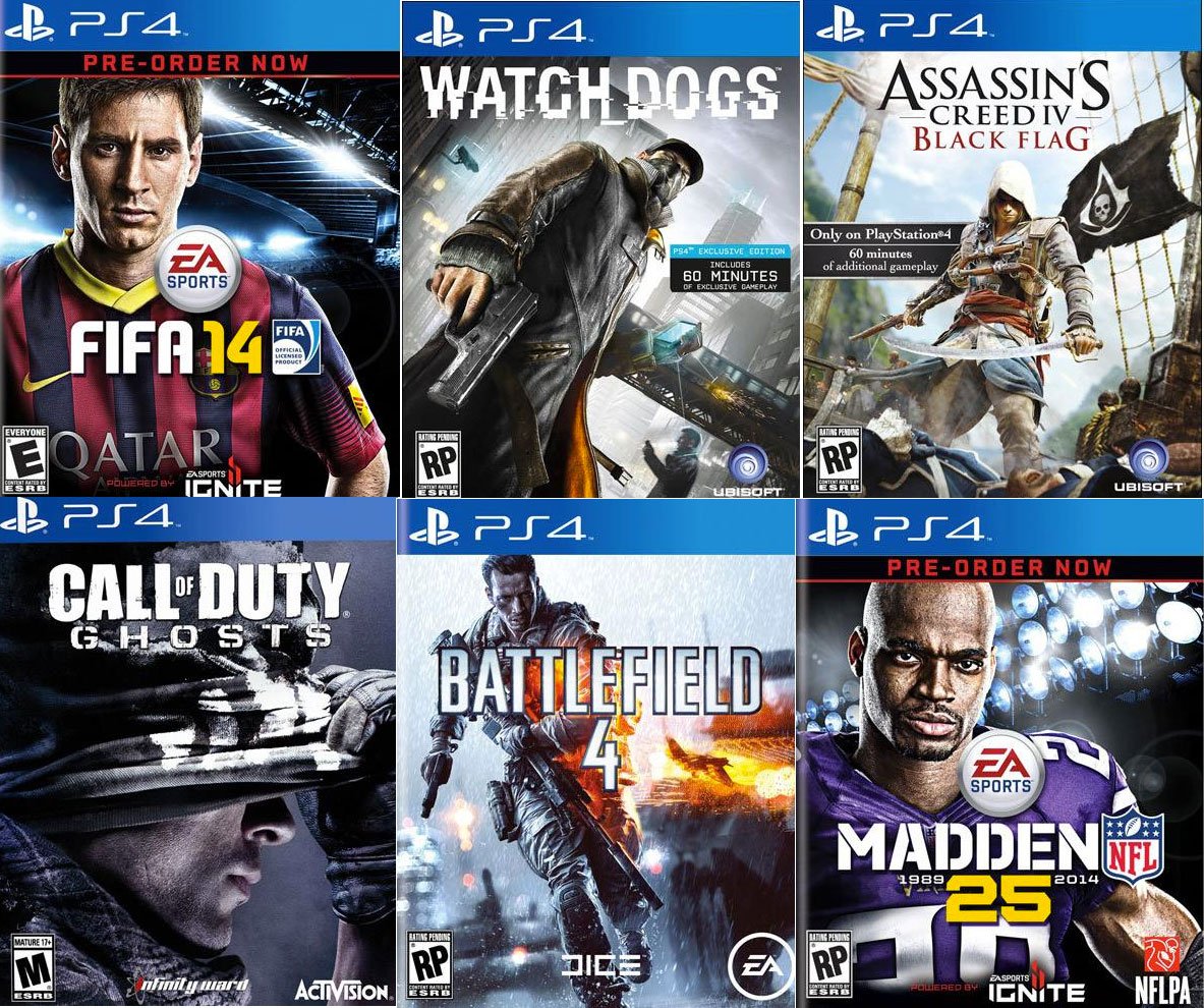 Sony reveals the list of PS4 games coming in the days and weeks after release.