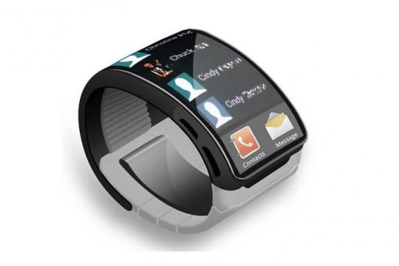 A Samsung Galaxy Gear Smartwatch concept. From VoucherCodesPro
