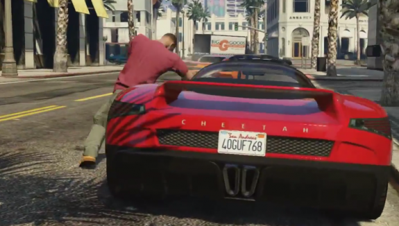 See a beautiful car in GTA Online and take it, but watch out for someone eyeing you too.