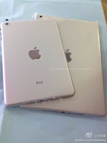 This could be the back of the white and silver iPad 5 with a new design. 