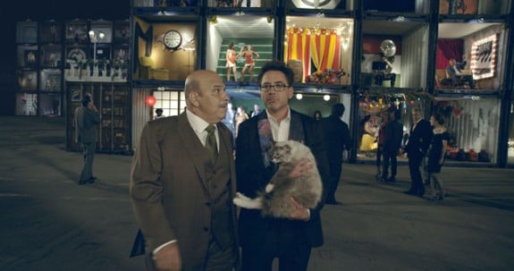 Actor Robert Downy Jr. in the first ad to air as part of HTC's Change marketing push.