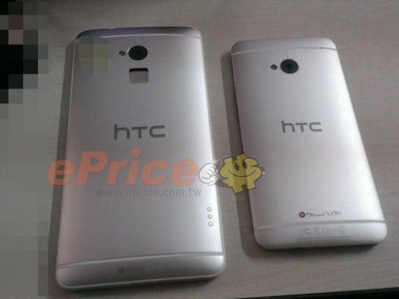 The HTC One Max could come with a fingerprint reader, a feature that is heavily rumored for the iPhone 5S.