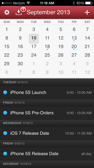 iPhone 5S and iOS 7 release date predictions.