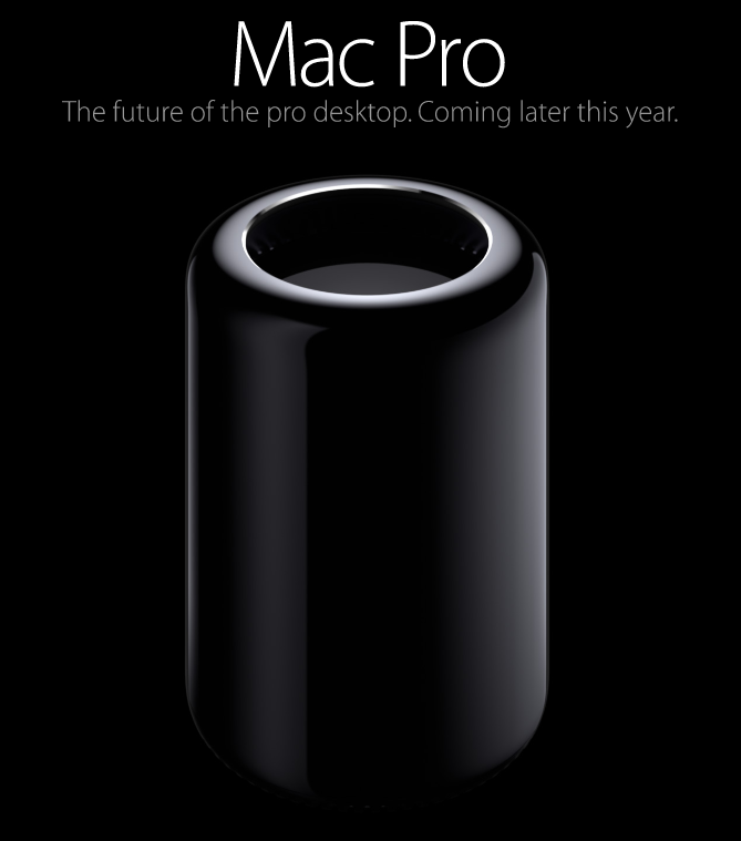Apple shows the first ad for the new Mac Pro, with a Fall 2013 release teaser at the end.