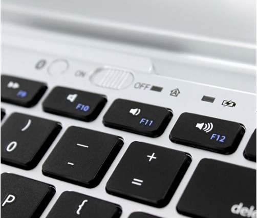 BluBoard bluetooth keyboard close up