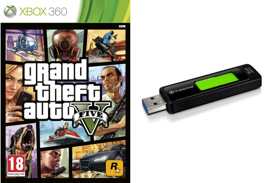 It's a good idea to order a flash drive to get ready for GTA 5 on the Xbox 360.