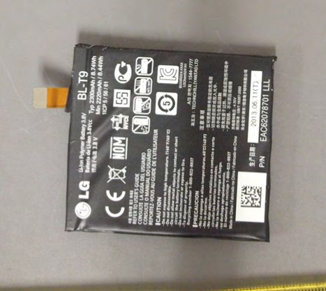 The Nexus 5 battery is larger than the Nexus 4's but smaller than the LG G2's according to the FCC filing.