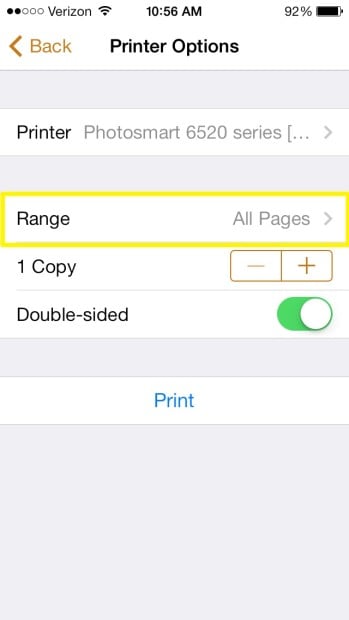How to Setup AirPrint with iPhone