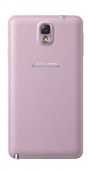 A new faux leather back for the Galaxy Note 3. 