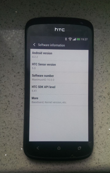 It's not clear when the update would arrive for HTC One S owners.
