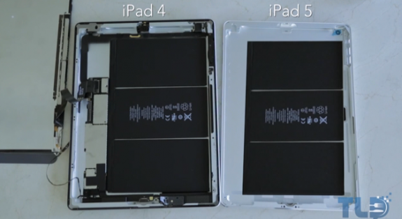 The iPad 4 and the iPad 5. 