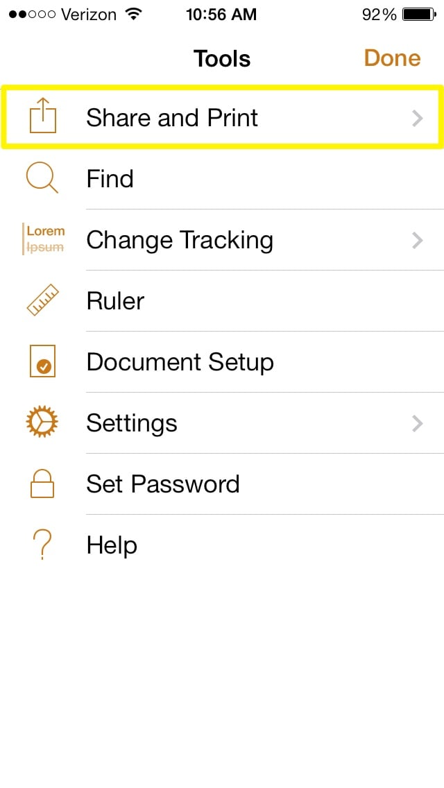 How to setup airprint with iphone
