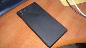 Leaked image of the Sony Xperia Z1 shows off unibody metal back.