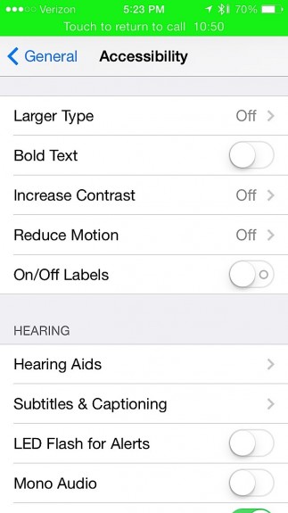 Make iOS 7 text easier to read.