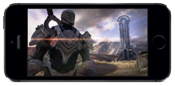 Infinity Blade 3 arrives with the iPhone 5S, taking advantage of the improved graphics performance. 