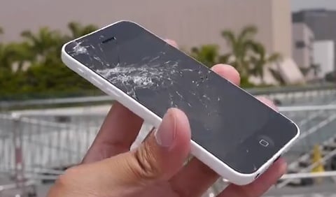 iphone 5c drop test screen