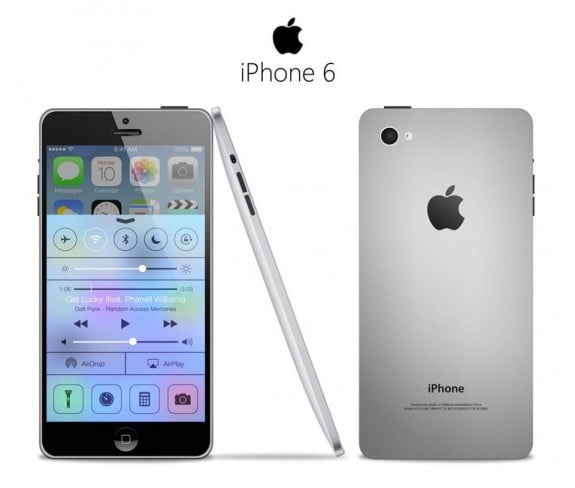 This 5-inch iPhone 6 concept draws from the original iPad.