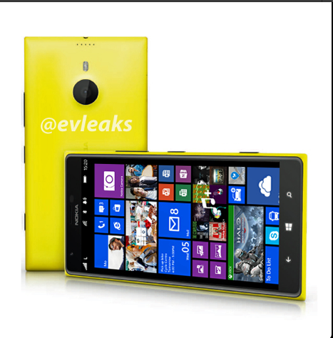 A leaked render of the Nokia Lumia 1520