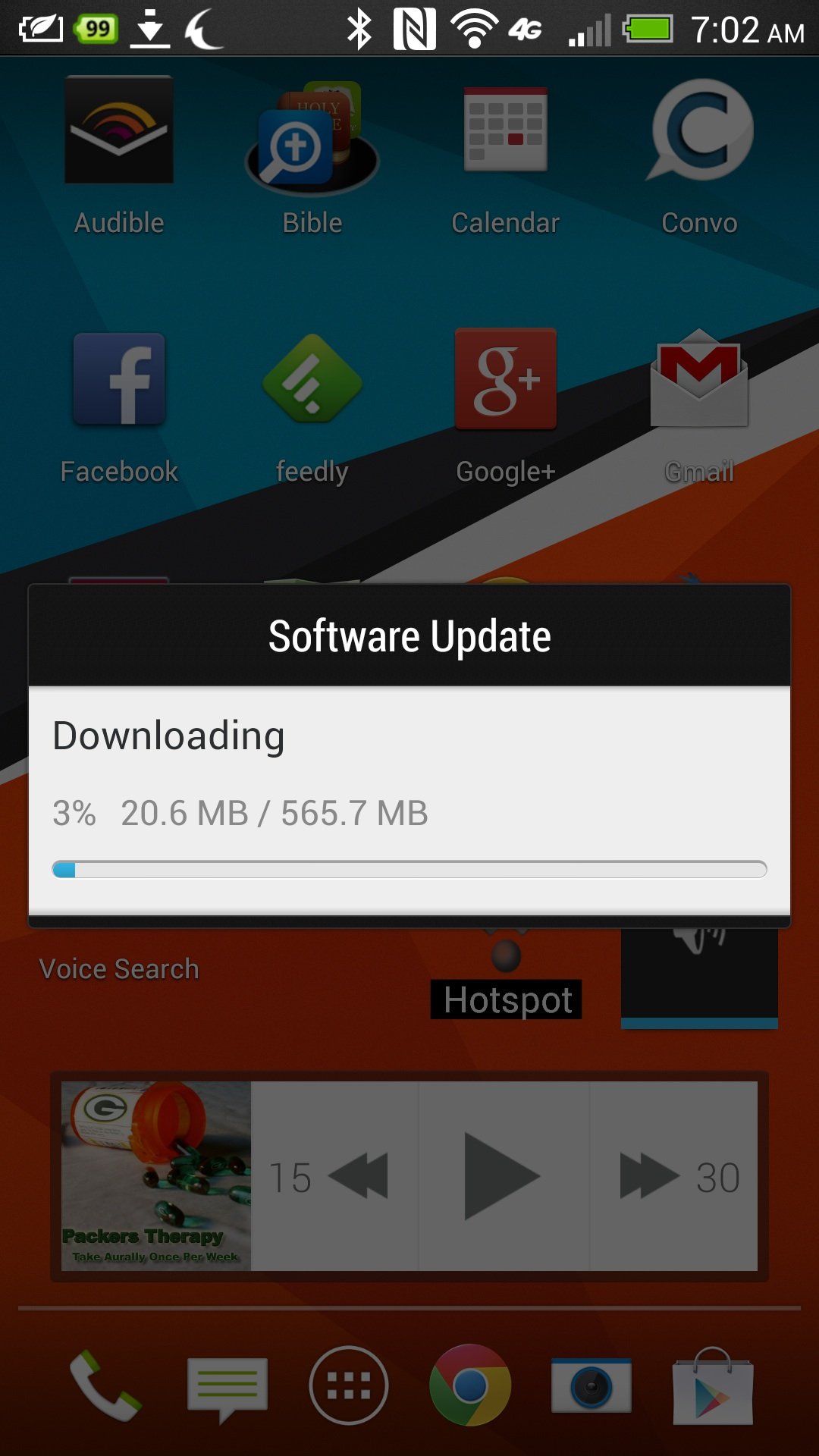 HTC One Android 4.3 Update progress