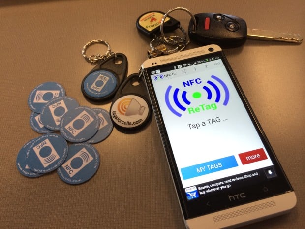 NFC ReTag Pro with LifeProof PVC Tags