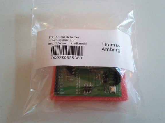 BLE Chip - BLE stands for Bluetooth Low Energy