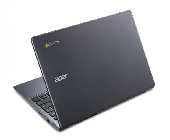 Acer Chromebook previewed at IDF rear view