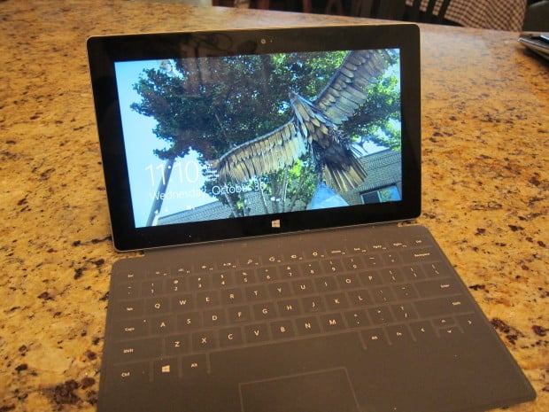 The Microsoft Surface 2 with Touch Keyboard.