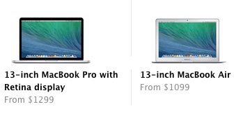 MacBook Pro Retina vs Macbook Air 2013