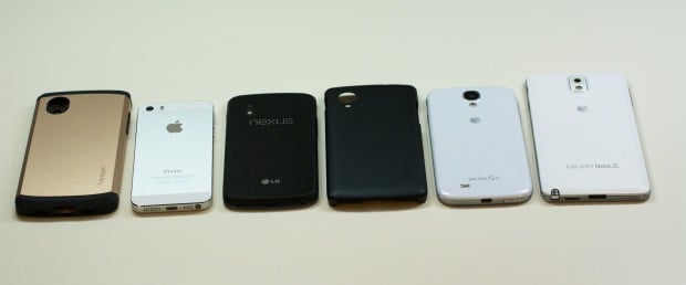 Nexus 5 size comparison.