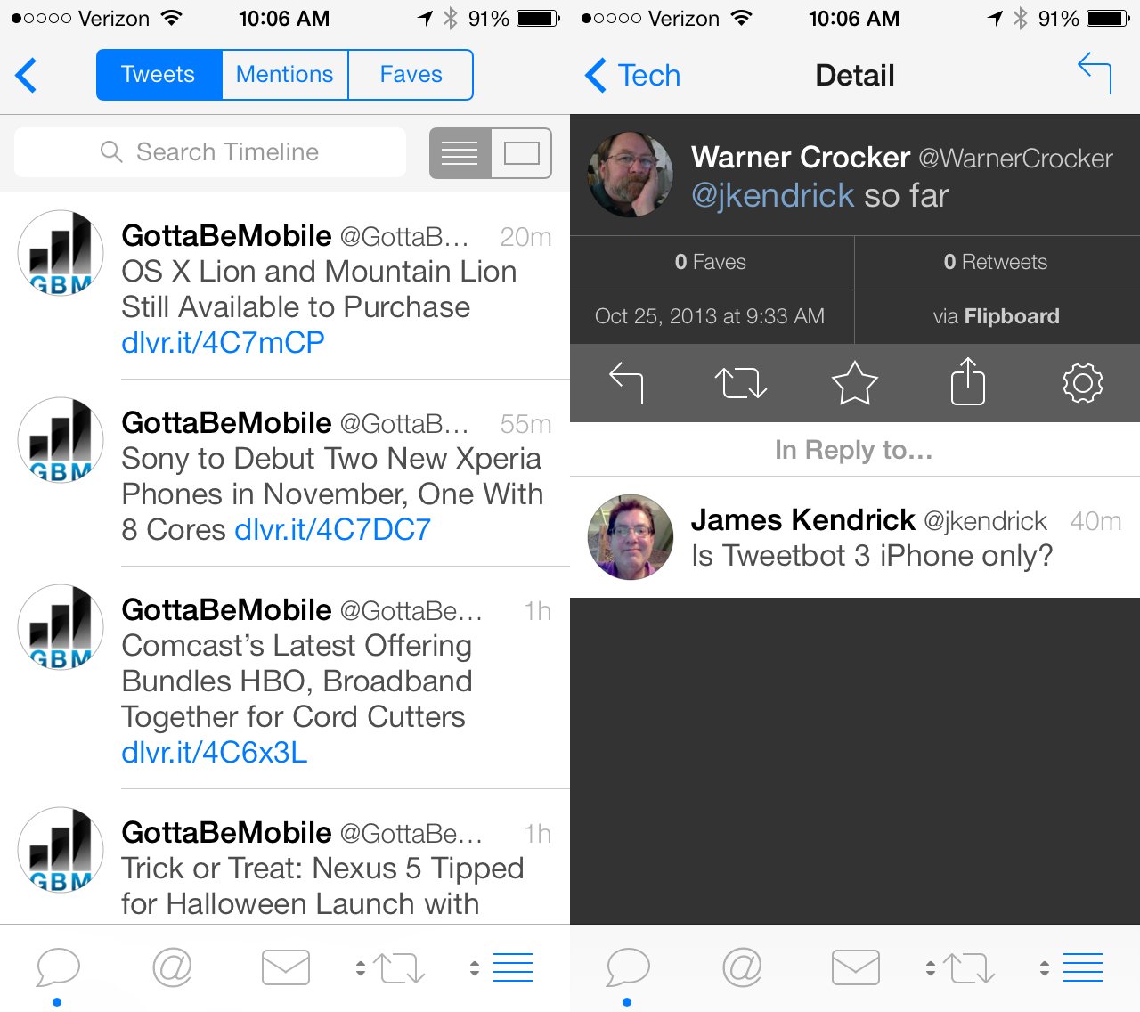 The Tweetbot iOS 7 release is here as Tweetbot 3, for $3.