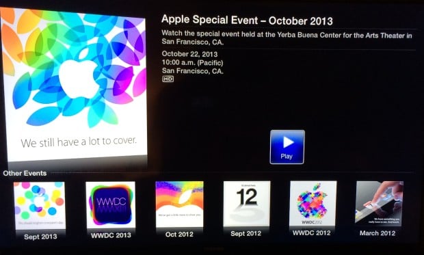 The iPad 5, iPad mini 2 and new Macbook Pro October 22nd Apple event will be streamed live.