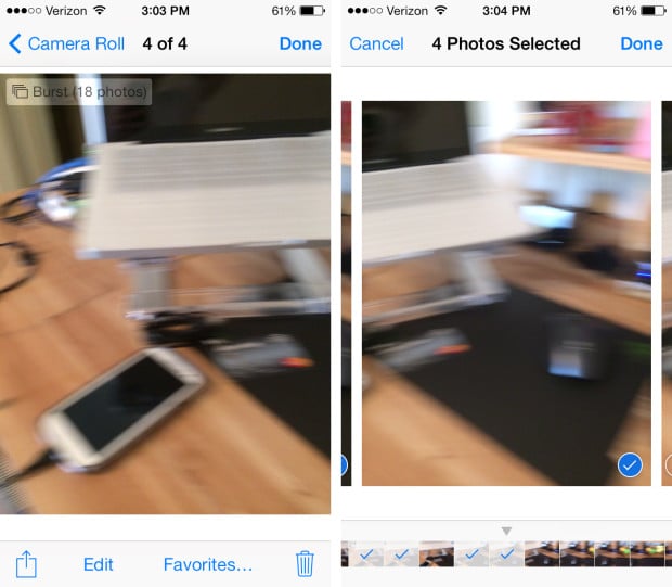 How to Use Burst Mode in iOS 7
