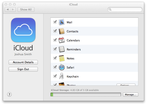 In OS X Mavericks, iCloud Keychain can sync your passwords and credit card data, and eventually on iOS 7.