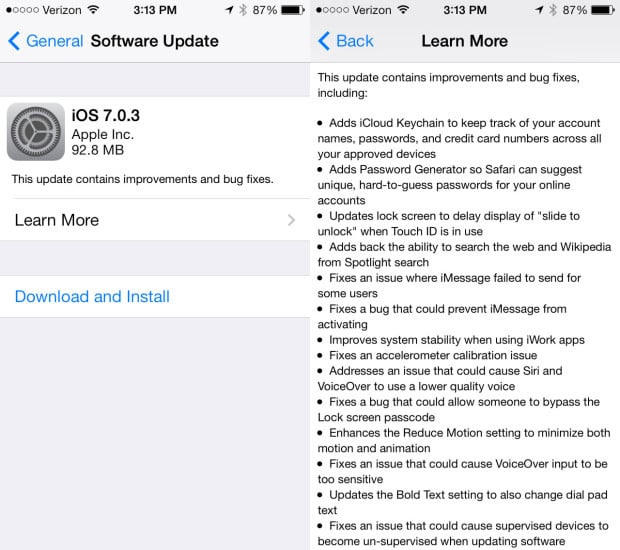 iOS-7.0.3-Update-Released