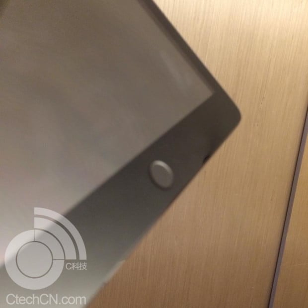 This alleged iPad 5 photo shows what could be a Touch ID sensor.