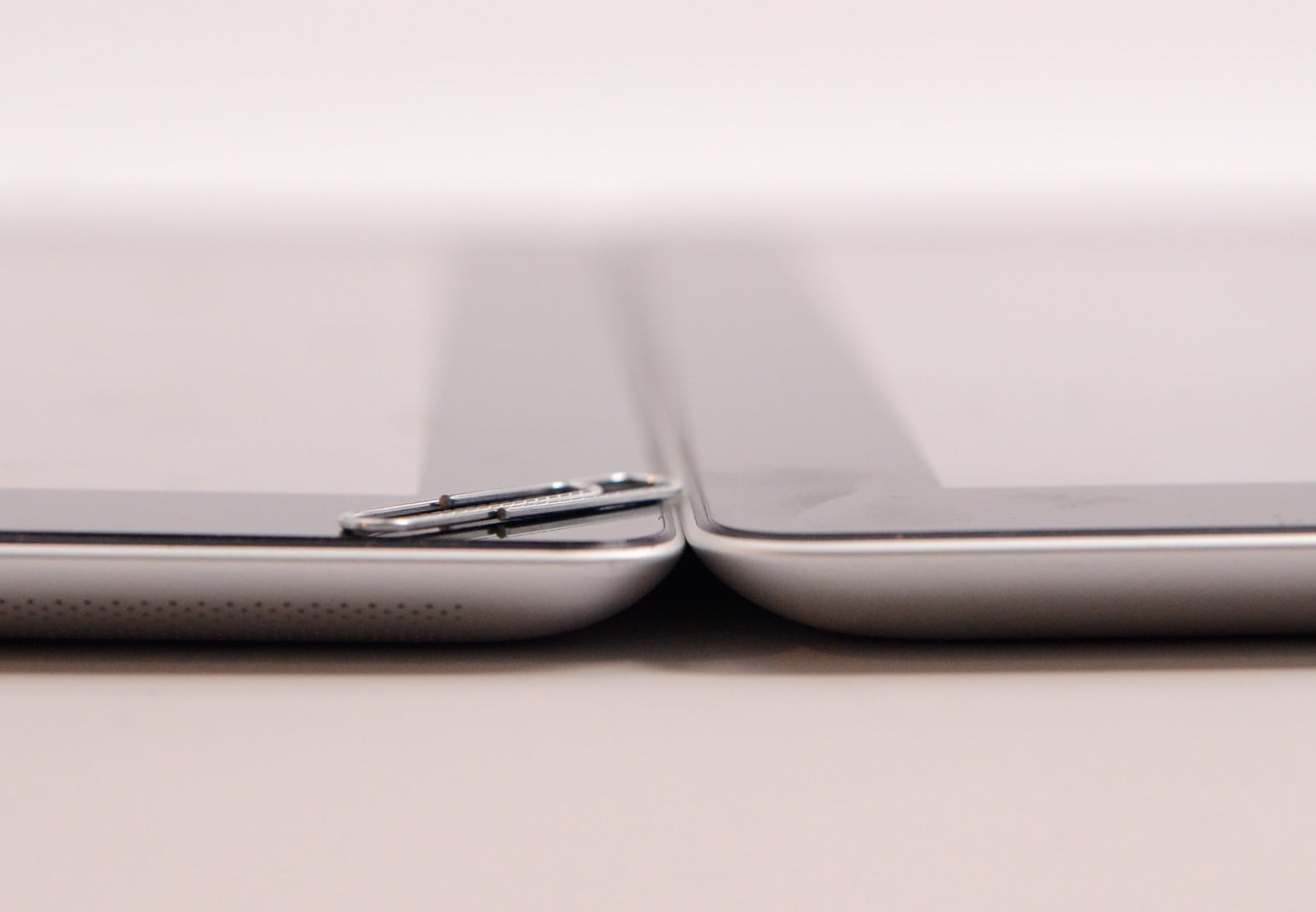 If the iPad mini 2 is thicker thanks to a Retina Display, don't expect a noticeable increase in size.