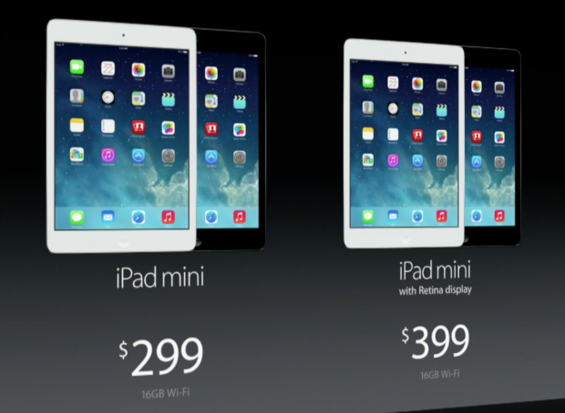 The iPad mini price is cheaper, and Apple is offering a refund. 